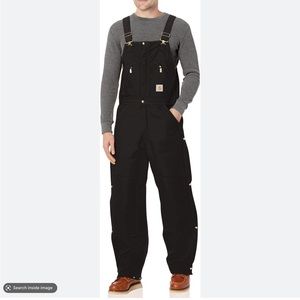 Carhartt R38 Zip-to-Waist Bib Overalls - Insulated - Mens W40 By L30 - MSRP $129